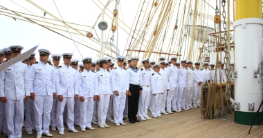 Bricul "Mircea", aventuri la Marea Nordului. 46 de cadeți germani, în premieră la bord - 6