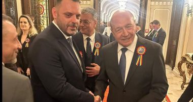 Selfie-uri și distracție la Cotroceni, la recepția oferită de Nicușor Dan, cu participarea politicienilor din Constanța - 6