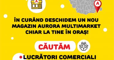 Aurora Multimarket angajează în Constanța! - 2