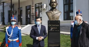 Stire din Eveniment : Bustul lui Octavian Goga, scos din Copou. Decizie controversată care aprinde spiritele