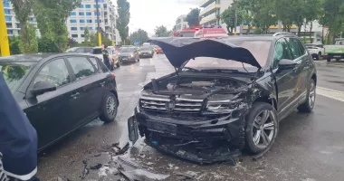 Accident cu trei autoturisme la intrarea în stațiunea Mamaia, în zona Aqua Magic - 5