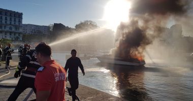 GALERIE FOTO-VIDEO / ALERTĂ LA CONSTANȚA! Explozie urmată de incendiu la bordul unui iaht - 1