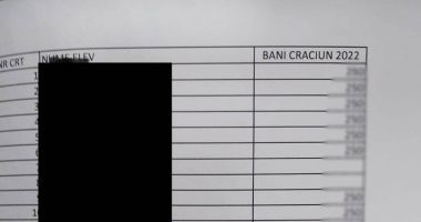 Stire din Actualitate : Suma uriașă strânsă de părinți pentru cadourile profesorilor, de sărbători. Lista a ajuns virală pe Facebook