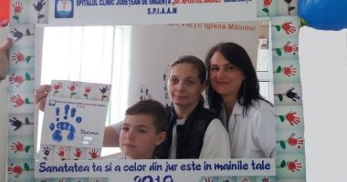 Stire din Sănătate : Copiii din Constanța învață despre igiena mâinilor