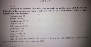 Când șeful de poliție se crede un mic faraon. Ce dispoziții "ilegale" dădea un subcomisar din Constanța - 2