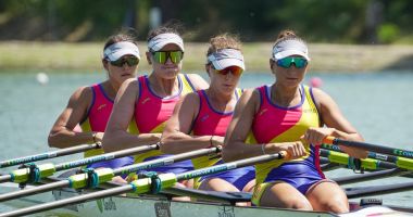 Stire din Sport : Canotaj: România a câştigat medalia de aur la patru vâsle feminin, la Mondialele Under-23