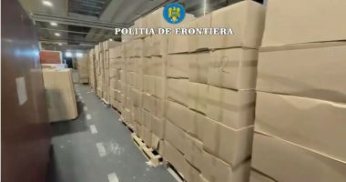 Stire din Eveniment : Captură impresionantă de țigarete descoperite în Portul Constanța