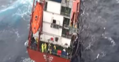 Operațiune DRAMATICĂ de salvare. Cargou rămas fără control, în Marea Egee. Ce s-a întâmplat cu navigatorii. FOTO / VIDEO - 2