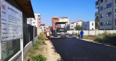 Stire din Social : Cartierul Compozitorilor, în plin proces de asfaltare