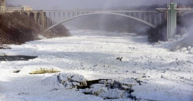 GALERIE FOTO. Cascada Niagara a înghețat din pricina vortexului polar - 4