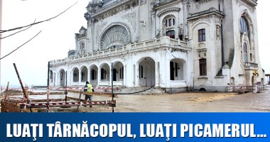 Stire din Social : Faleza de la Cazino, transformată în șantier. Cum va arăta după lucrările de reabilitare