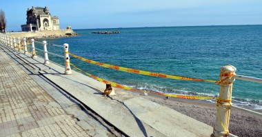 Cazinoul și faleza din Constanța arată ca după război - 4