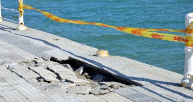 Cazinoul și faleza din Constanța arată ca după război - 7
