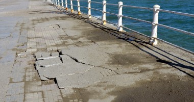 Cazinoul și faleza din Constanța arată ca după război - 8