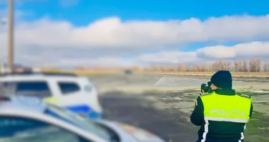 Stire din Eveniment : Acțiune a polițiștilor rutieri din Medgidia. Amenzi de 16.000 de lei pentru viteză excesivă