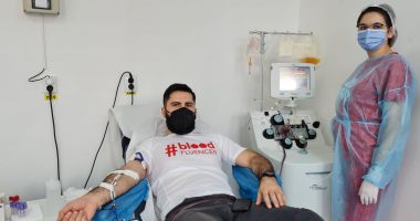 Stire din Social : Acţiune de donare de sânge în localitatea 23 August