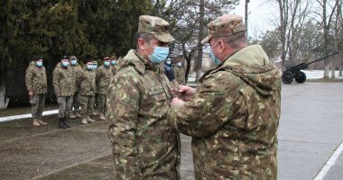 GALERIE FOTO. Ceremonii de predare – primire a drapelului la Batalionul 911 Infanterie “Capidava” şi la Batalionul 345 Artilerie “Tomis” - 5