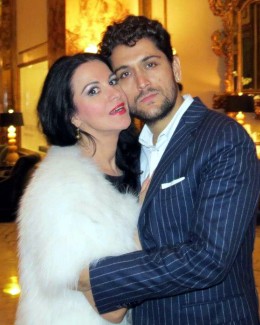 Cezar Ouatu, ipostaze tandre cu soprana Angela Gheorghiu