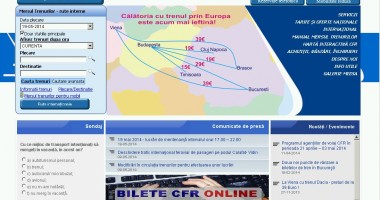 Stire din Economie : CFR. Lucrări de mentenanță la Sistemul de Rezervare și Vânzare Online