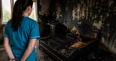 O asistentă medicală din Medgidia, condamnată după ce a incendiat casa fostului soț