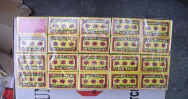 Stire din Eveniment : Chibrituri confiscate de polițiștii de frontieră