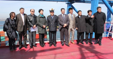 China Shipping Container Lines a sărbătorit upgrade-ul serviciului ABX - 7