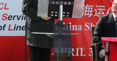 China Shipping Container Lines a sărbătorit upgrade-ul serviciului ABX - 4