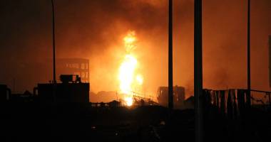 Stire din Actualitate : Sute de tone de cianură, păstrate în depozitele unde au avut loc explozii extrem de toxice