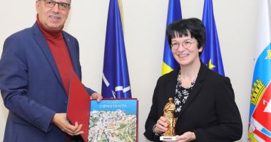 Ambasadorul Republicii Austria în România, vizită la Primăria Constanţa