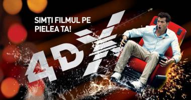 Stire din Social : Prima sală de cinematograf 4DX din Constanța, deschisă în Cinema City din City Park Mall