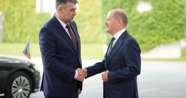 Stire din Politică-Administrație : Prim-ministrul Ciolacu, primit de cancelarul german Olaf Scholz