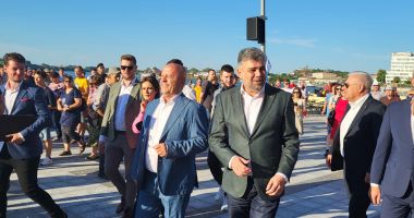 GALERIE FOTO/Marcel Ciolacu inaugurează faleza Ivan Patzaichin din Tulcea - 3