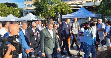 GALERIE FOTO/Marcel Ciolacu inaugurează faleza Ivan Patzaichin din Tulcea - 7