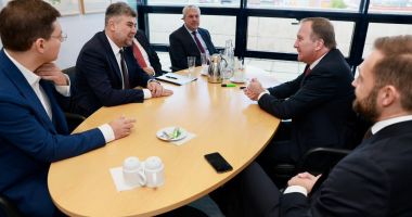 Stire din Politică-Administrație : Marcel Ciolacu, întâlnire cu fostul premier suedez Stefan Lofven