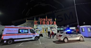 Stire din Eveniment : Accident la circ. O acrobată de 25 de ani a căzut de la înălțime