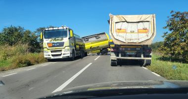 Trafic îngreunat de o cisternă răsturnată, între Constanța și Ovidiu - 2