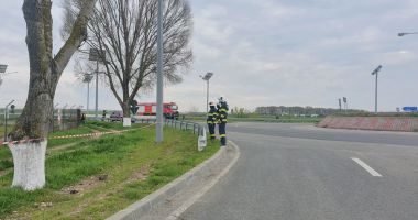 Cisternă plină cu combustibil, răsturnată în apropierea Aeroportului Mihail Kogălniceanu - 5
