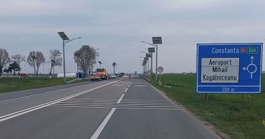Cisternă plină cu combustibil, răsturnată în apropierea Aeroportului Mihail Kogălniceanu - 2