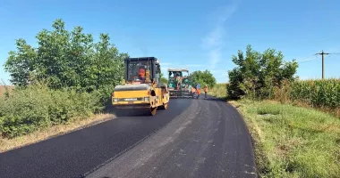 Lucrările de asfaltare pe DJ 391, între Cerchezu și Viroaga, au fost finalizate