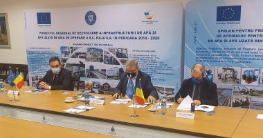 Stire din Politică-Administrație : Noi investiții în rețeaua de apă și canalizare. „Vom implementa cu succes ce ne-am propus”