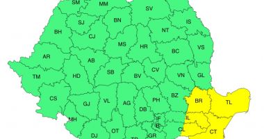 Stire din Social : METEO: Cod galben de vreme instabilă şi ploaie la Constanţa