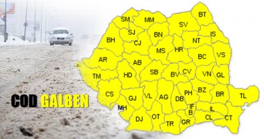 Stire din Social : UPDATE - ATENȚIONARE ANM. Cod galben de vânt puternic și ploi abundente, la Constanța!