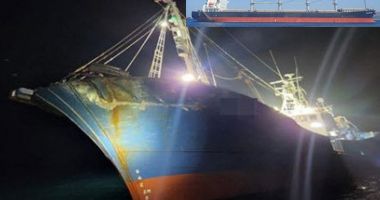 Coliziune navală în Coreea de Sud