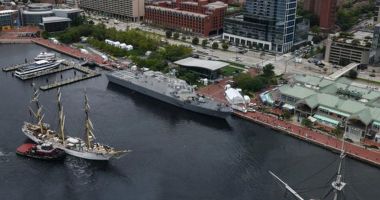Coliziune navală în portul Baltimore Inner Harbor