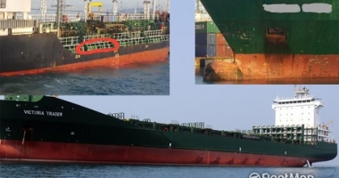 Stire din Monden : Coliziune între un portcontainer german și un tanc chimic coreean