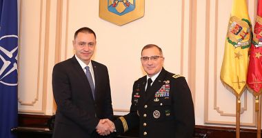 Stire din Eveniment : Comandantul Suprem al Forțelor Aliate, discuții cu ministrul Apărării Naționale
