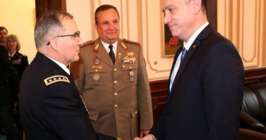 Comandantul Suprem al Forțelor Aliate, discuții cu ministrul Apărării Naționale - 2