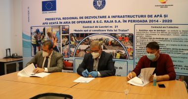 Stire din Social : Compania de apă RAJA continuă extinderea şi modernizarea reţelelor de apă şi canal din judeţ