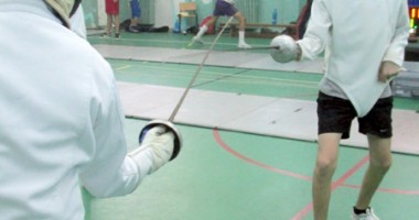 Competiție de spadă, în sala de sport a Colegiului "Carol I" - 2