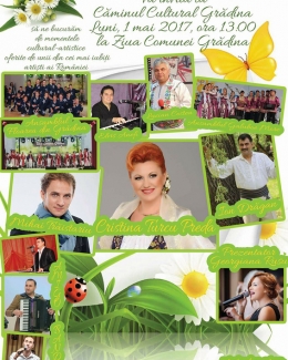 Stire din Politică-Administrație : Comuna Grădina, în zi de sărbătoare.  Ce petrecere are loc de 1 Mai